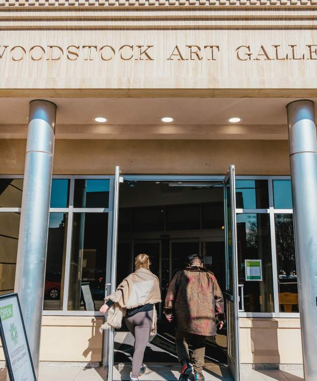 Woodstock art gallery winter