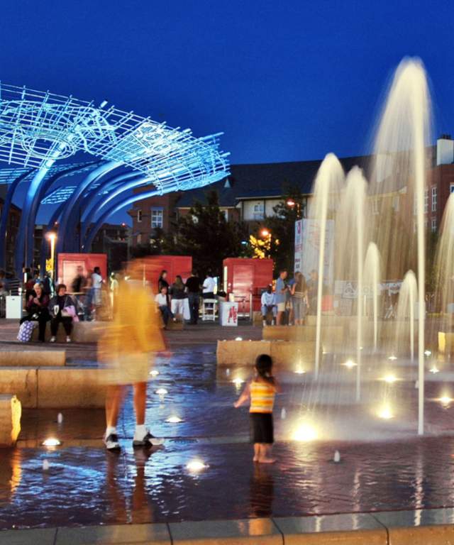 Circle Park at Night