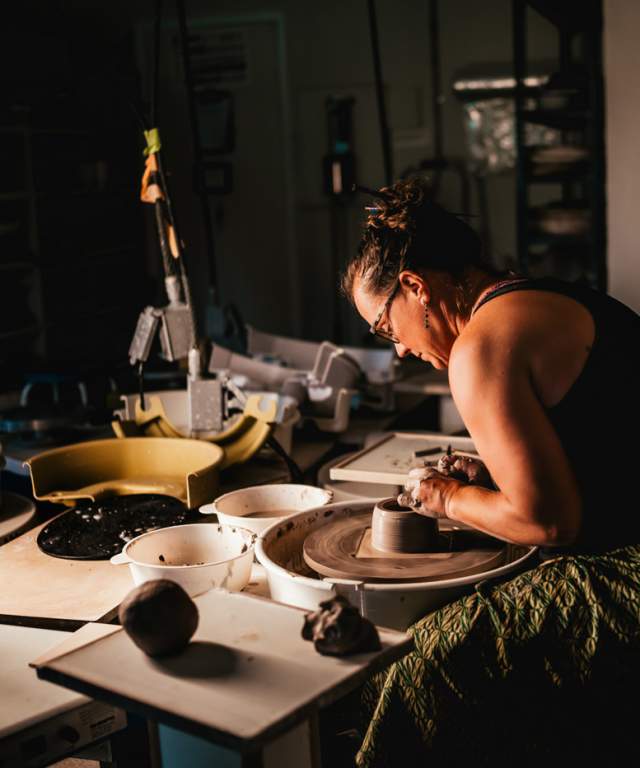 Hand Crafted routes ICAC potter