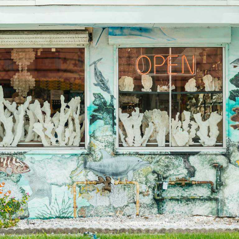 Dania Beach Historic District Coral Reef Shop Exterior