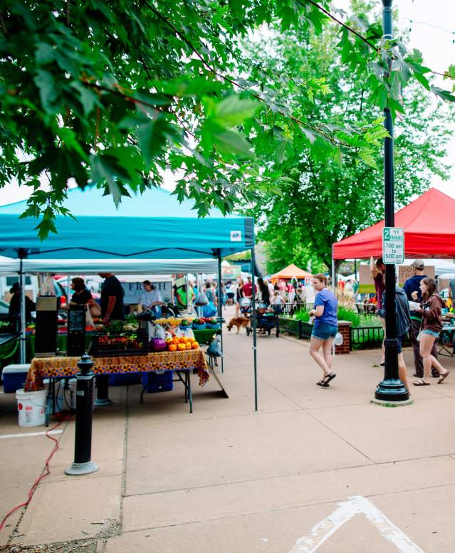 Wisconsin's oldest farmers market is tucked into Downtown Stevens Point, where it has been held since 1853.