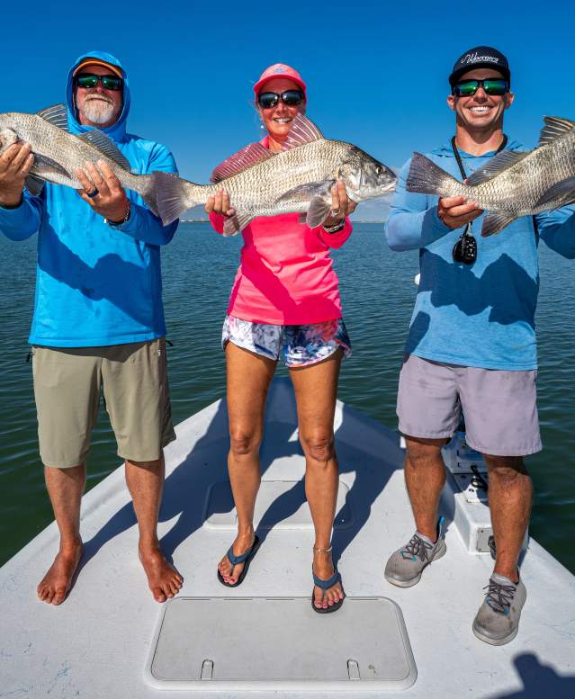 Charter-black drum-fishing-bay fishing