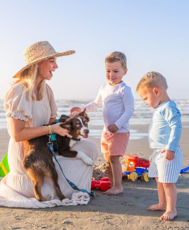 Family beach photoshoot