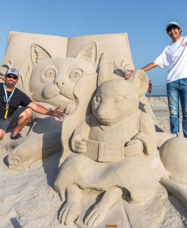 Master Duo Sculptor Texas SandFest 2025