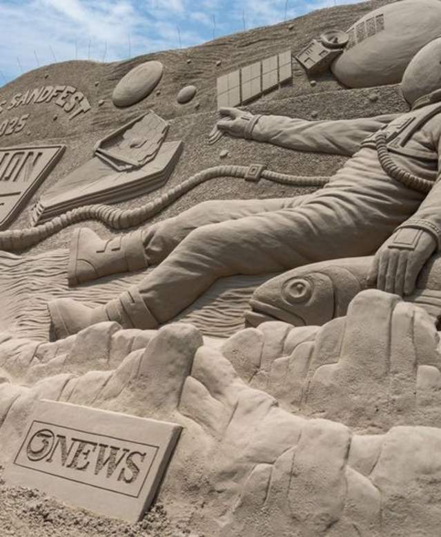 Texas SandFest Logo Mountain 2025