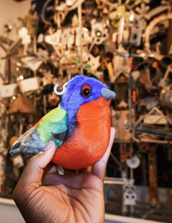 Arthur Birdie in museum
