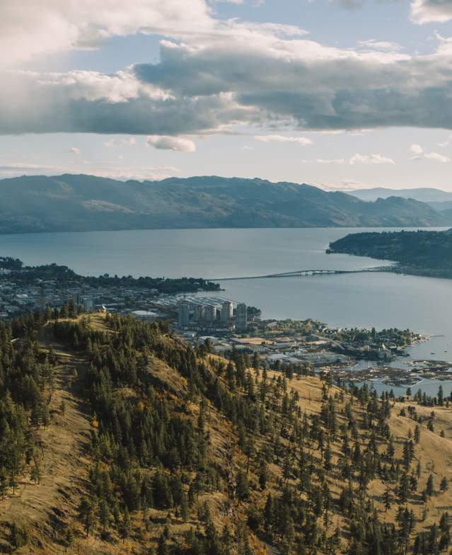 Knox Mountain (Aerial)