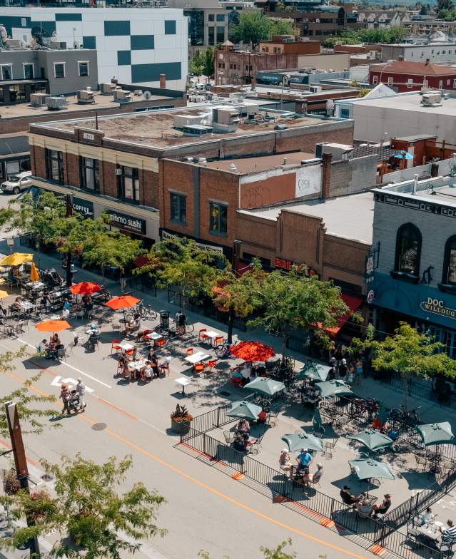 Bernard Ave - Street Closure - Patios