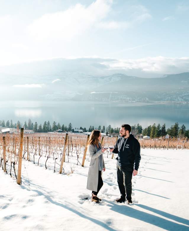 Love for Kelowna Hoodie - 50th Parallel Winery (1)