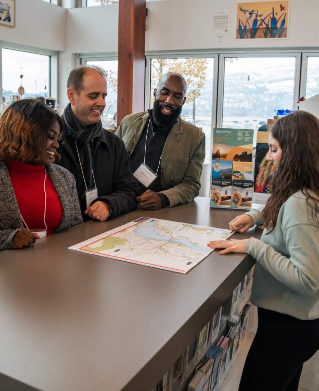 Meeting Group at Kelowna Visitor Centre