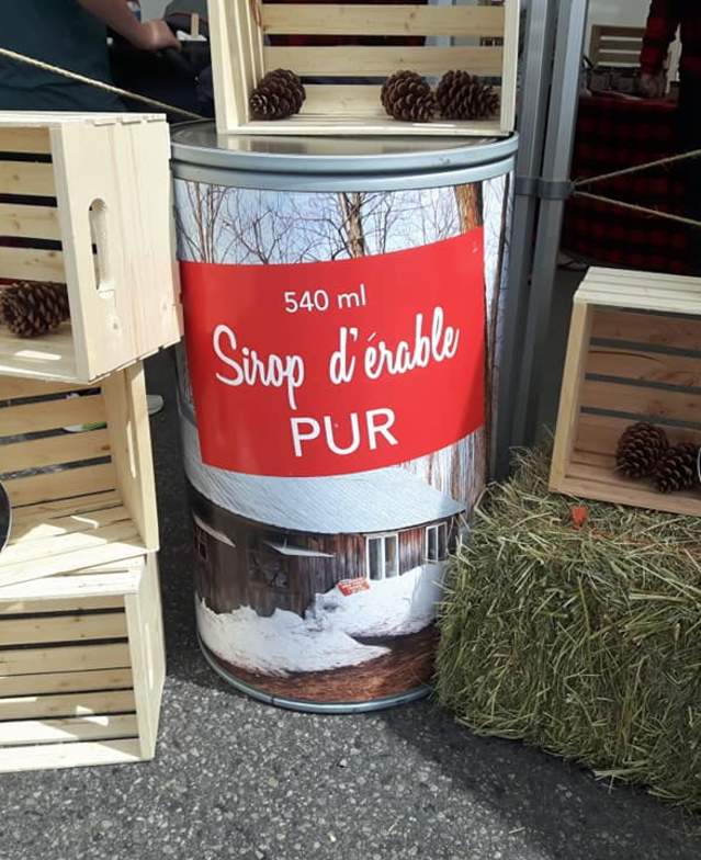 Maple Syrup Display at Kelowna Maple Festival
