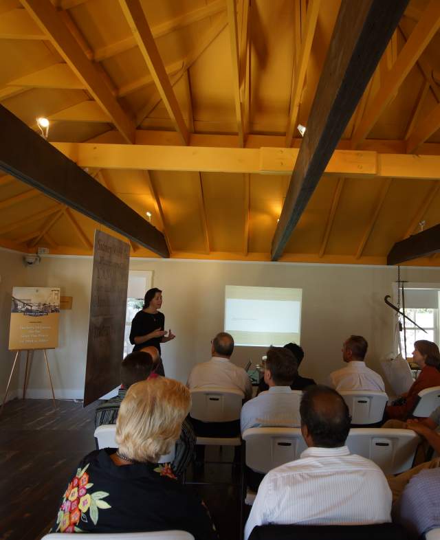 Tour being given in Grapevine, Texas