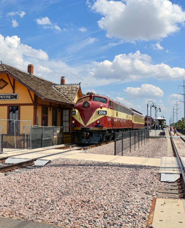 Photo of the Grapevine Vintage Railroad Train and Cotton Belt Depot