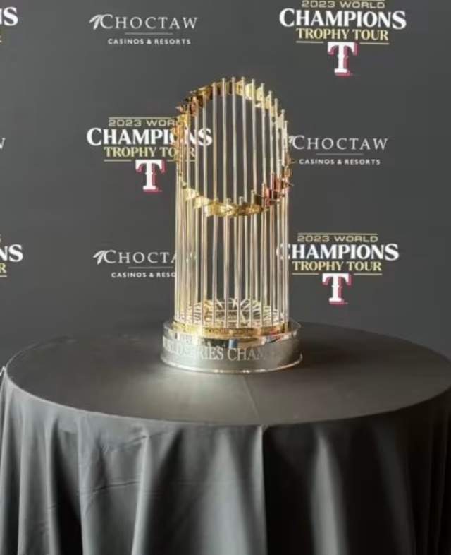 Texas Rangers World Series Trophy
