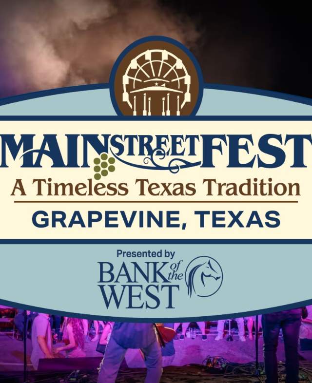 Graphic for Main Street Fest in Grapevine, Texas