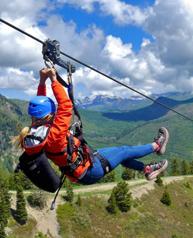 Things to Do - Zipline at Sundance Mountain Resort