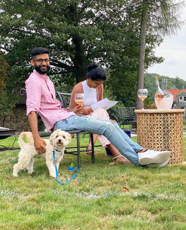 Dog Friendly Westchester image of couple.