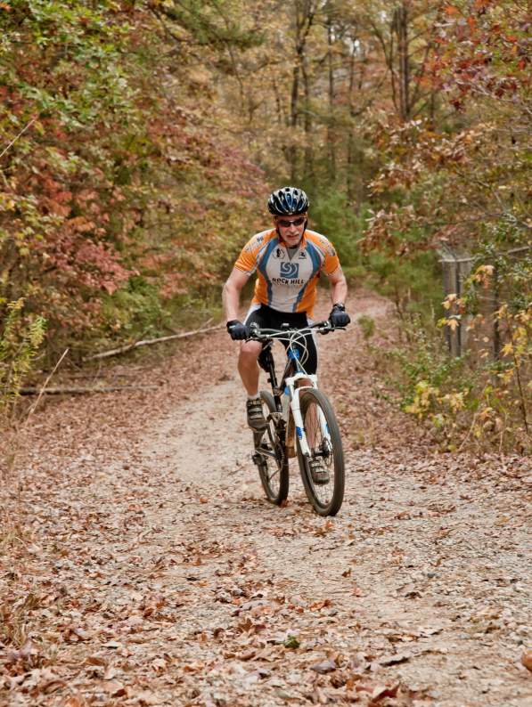 Biking fall