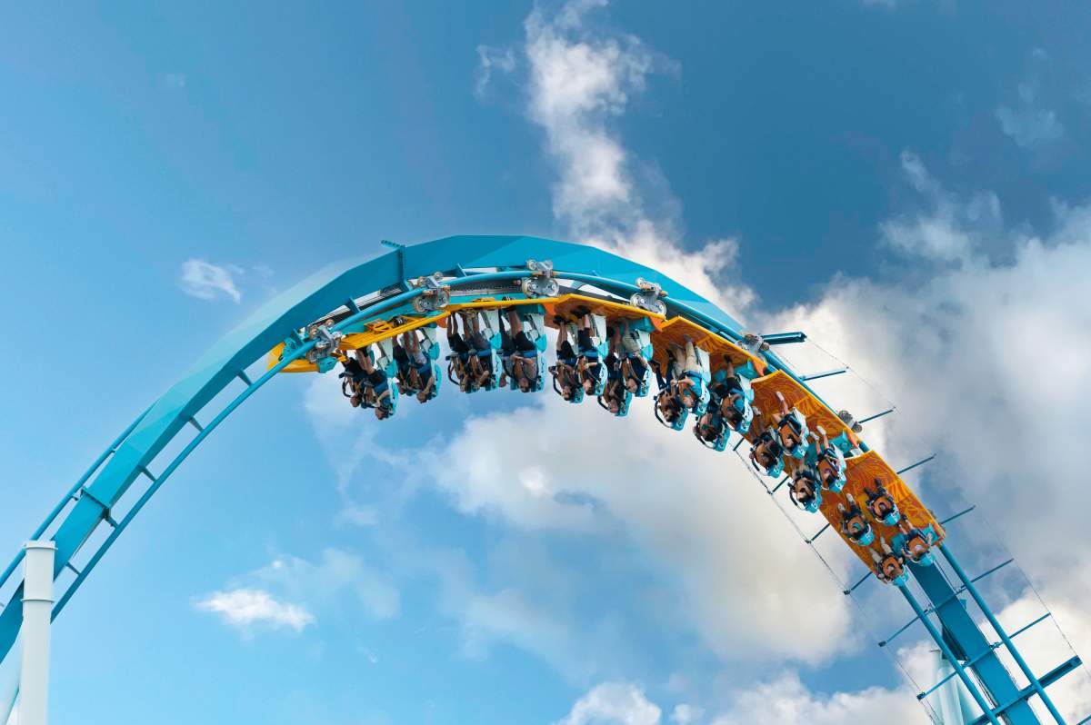 Surf s Up Pipeline The Surf Coaster at SeaWorld Orlando