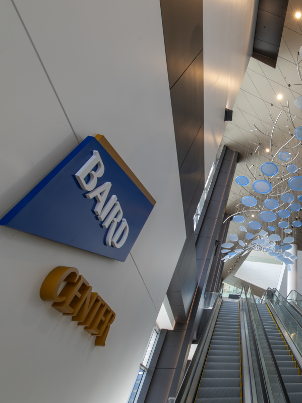 Baird Center Interior - Signage