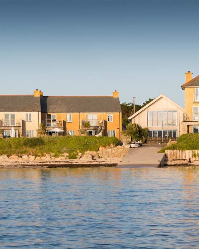 Flying boat cottages on Tresco