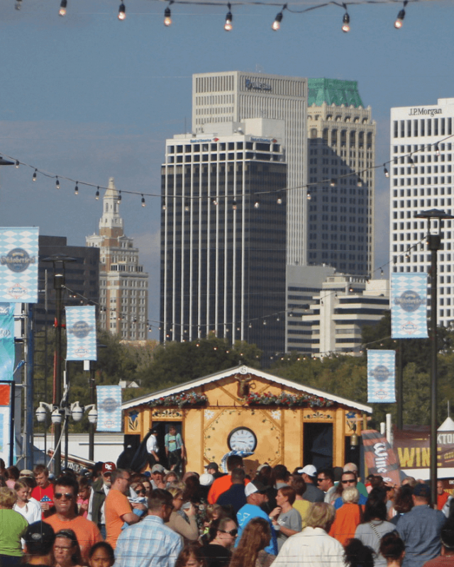 Tulsa Oktoberfest Skyline