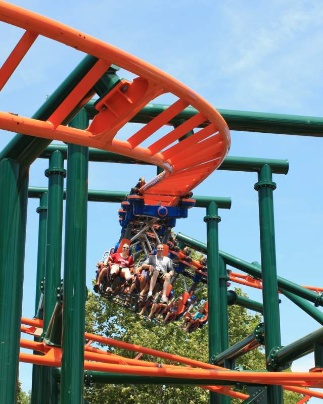 Steel Lasso roller coaster at Frontier City