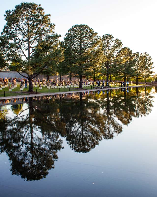 Photo of the Oklahoma City National Memorial exterior