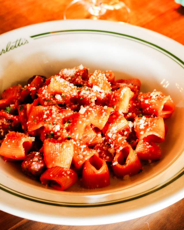 Italian dish at Carletti's