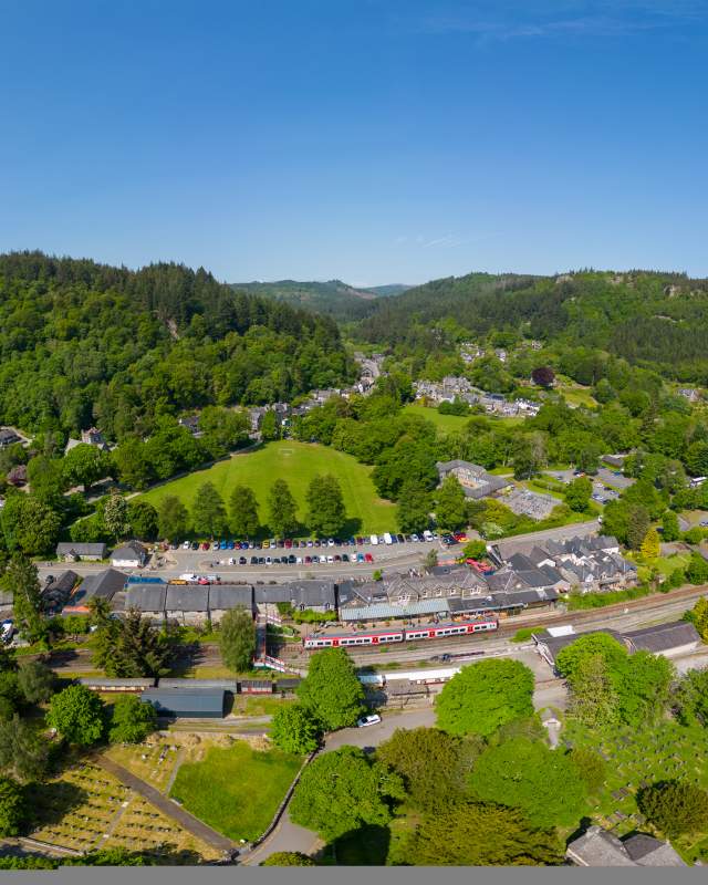 Betws y Coed Aerial
