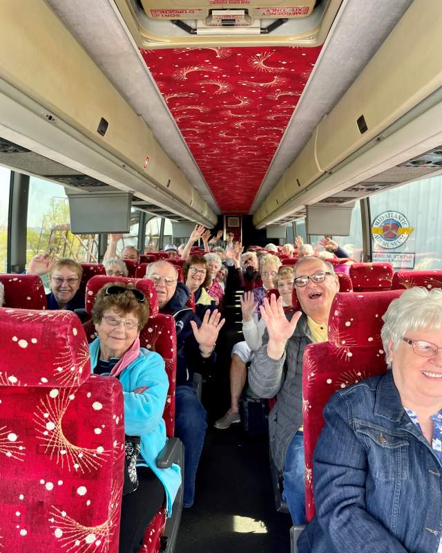 Happy Group Travelers