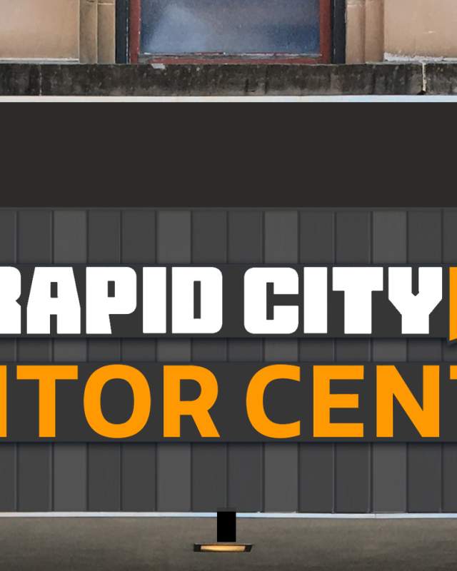 Rapid City Visitor Center Sign