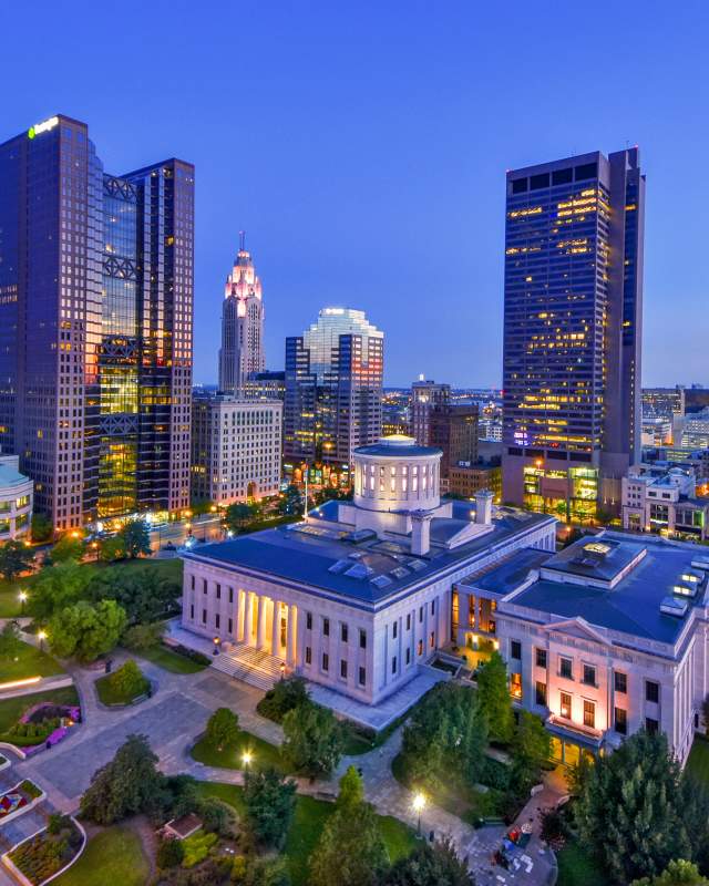 Downtown Skyline with Capitol Building