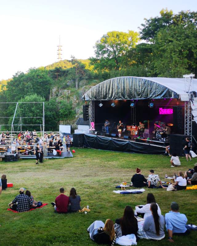 Måkeskrik festivalen 2021, Bendiksbukta, Odderøya. Kristiansand