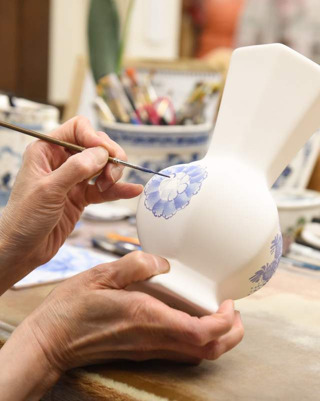 Delftware painting