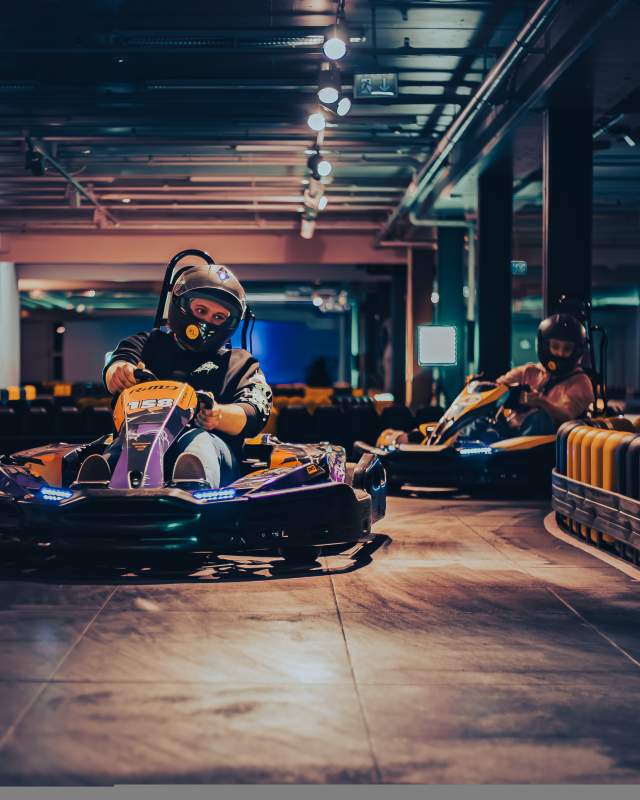 Full fart på Gokarten Elverum