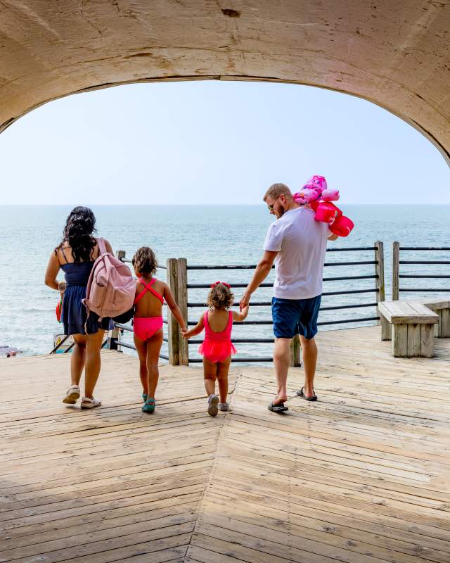 Family at Tunnel Park