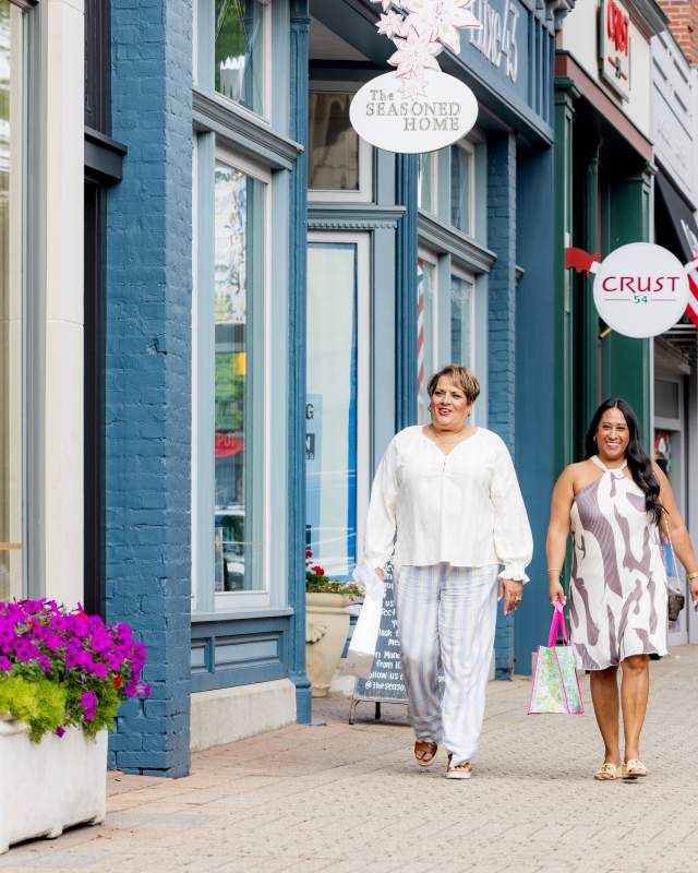Summer Shopping Downtown