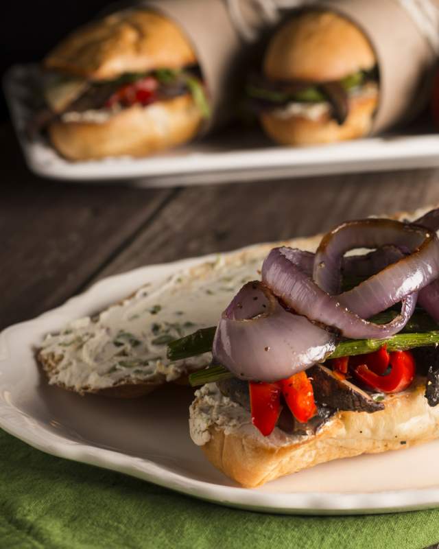 Vegetarian Submarine Sandwiches (Hoagies)