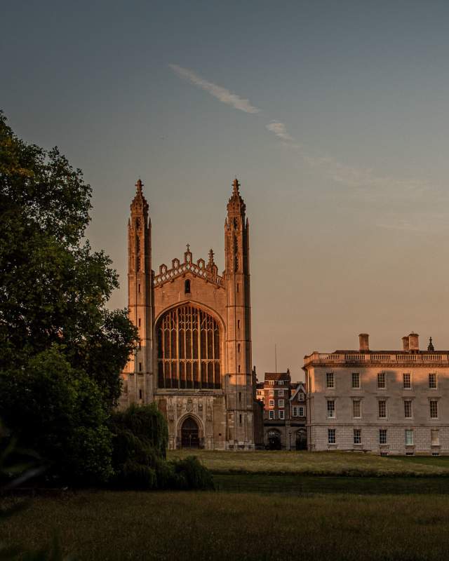 King's College and Chapel, University of Cambridge.