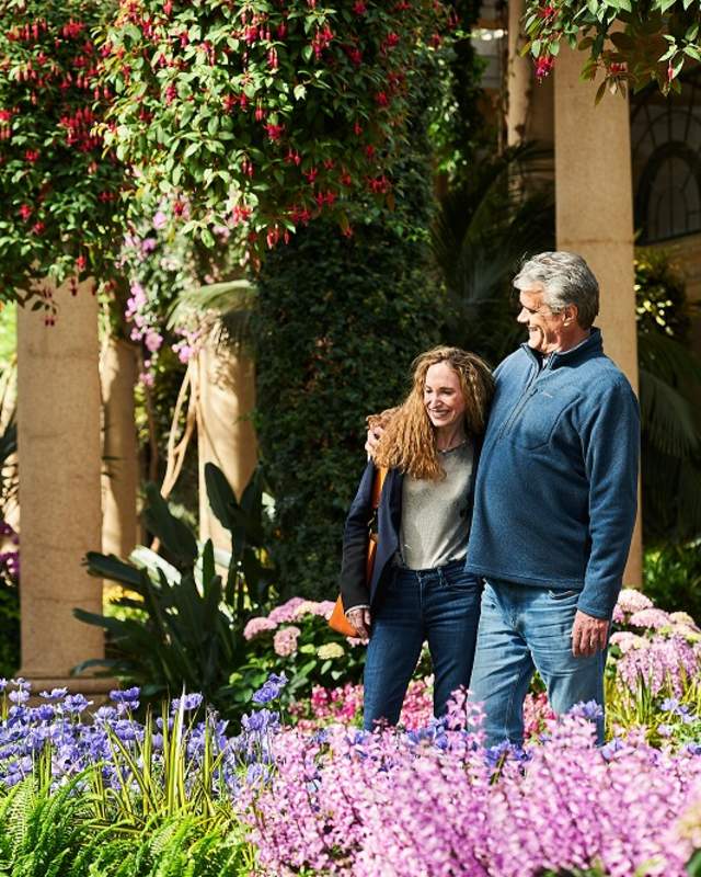 Couple at Longwood Gardens Conservatory