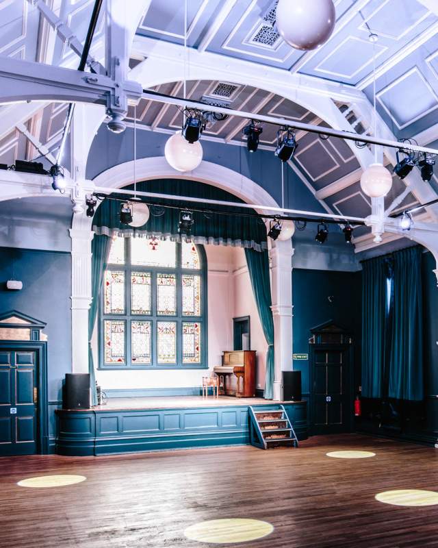 The Blue Room, a historic live venue in The Lawn in Lincoln.