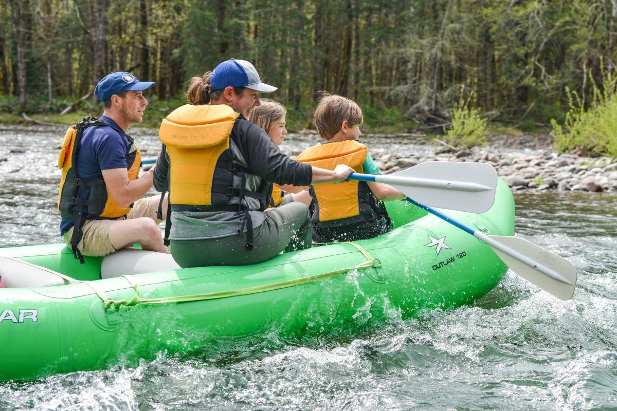 Whitewater Rafting the North Fork Willamette by Melanie Griffin