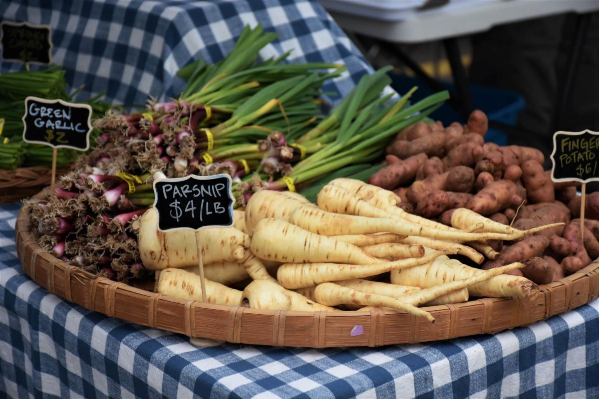 Fresh produce by Timothy Bishop