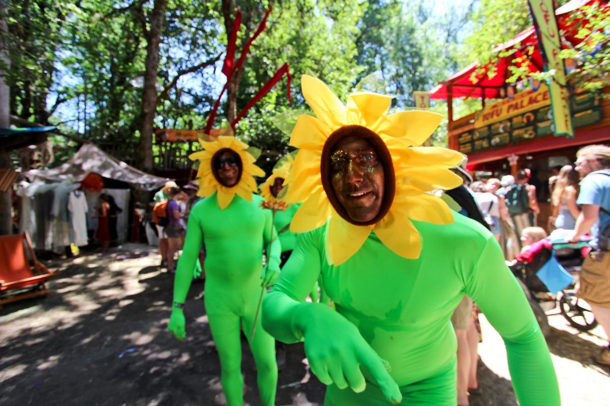 Oregon Country Fair Sunflower by Brittney Reynolds