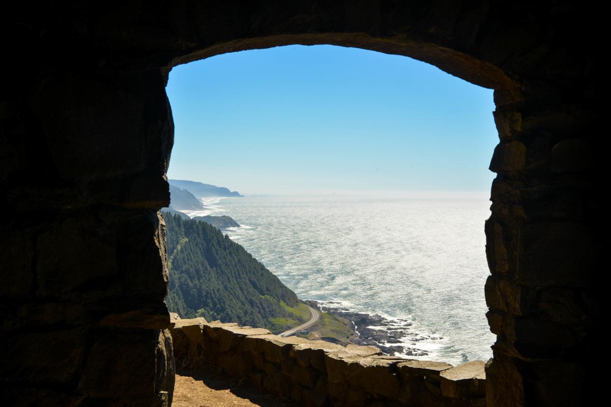 Cape Perpetua Lookout by Melanie Griffin