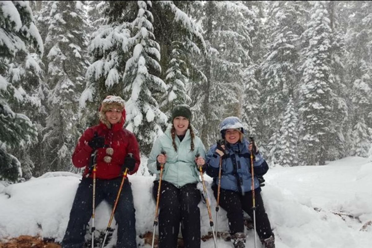 Snowshoeing at Willamette Pass by Hayley Radich
