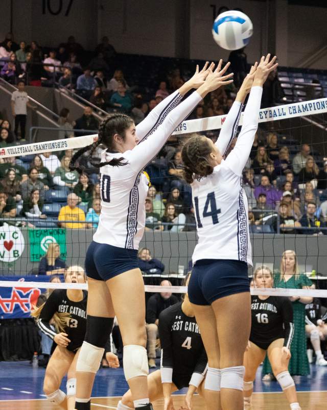 Saturday finals draw a big crowd to the final games for Michigan High School Athletics Association's state tournament on Nov. 18.