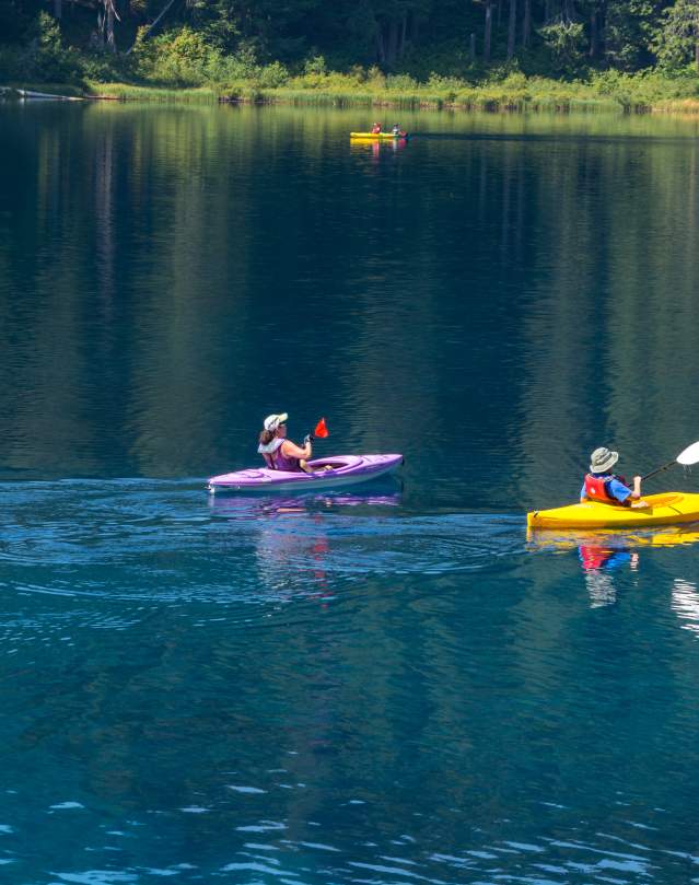 Kayaking at Clear Lake