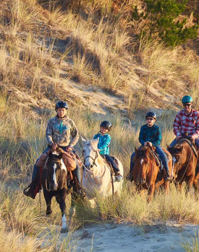 Family Dunes Horseback Ride with C&M Stables by Jacob Pace